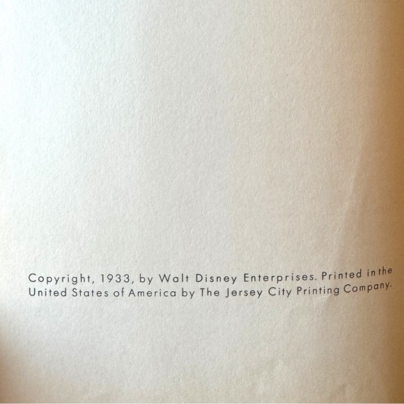 VINTAGE 1933 Walt Disney Three Little Pigs Silly Symphony Illustrated Book - Picture 11 of 12